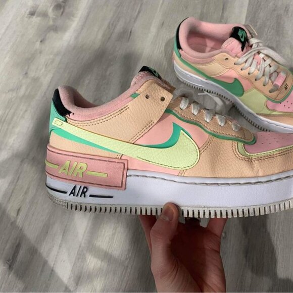 Wmns Air Force 1 Shadow 'Arctic Punch Barely Volt' - Picture 7 of 10